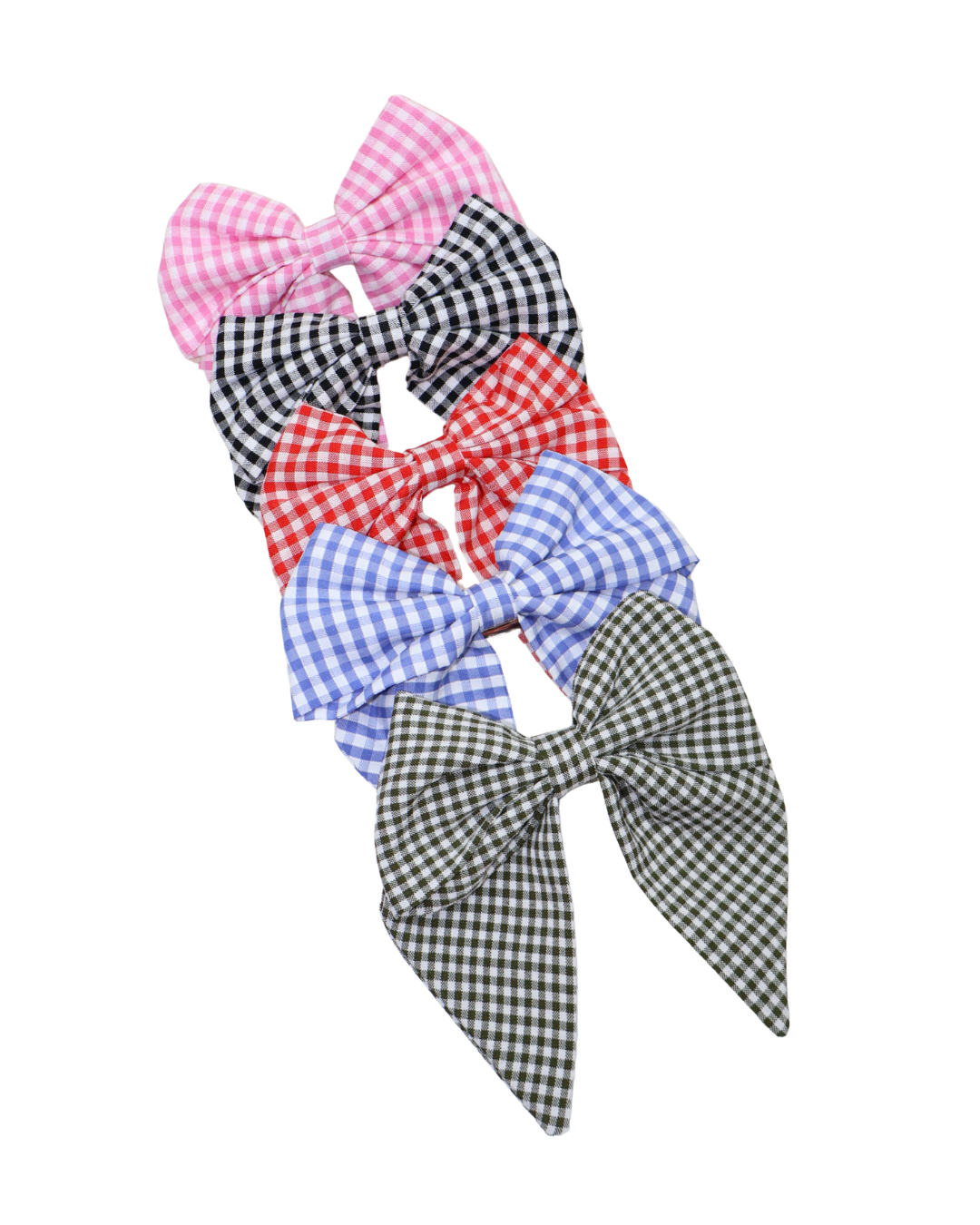 Gingham Hair Bows